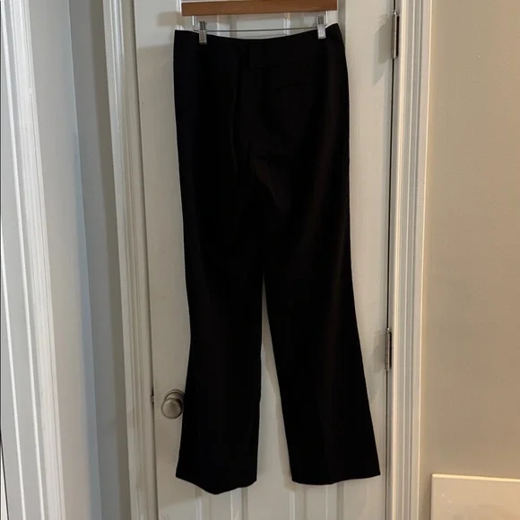 T Tahari Black Trousers w/ Wide Waistband - Picture 5 of 9